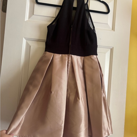 Black and Gold Cocktail Dress - Picture 2 of 5